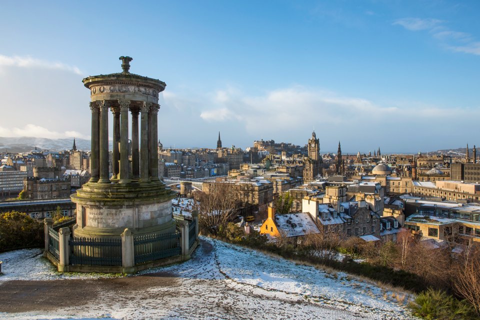 Edinburgh winter, Groot-Brittannië | copyright Visit Scotland