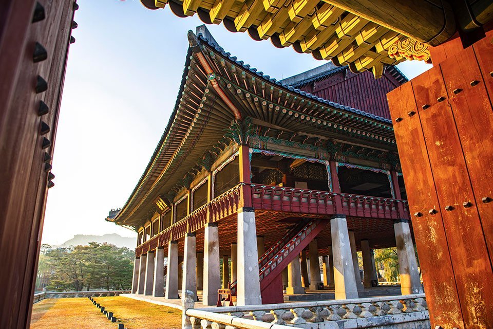 Gyeongbokgung-paleis Seoul Zuid-Korea