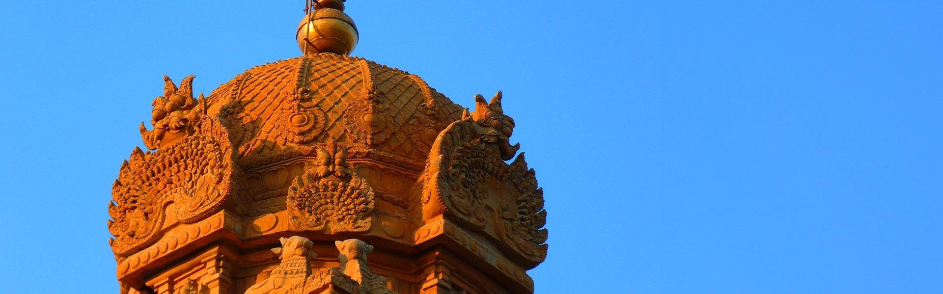 Brihadeeswara-tempel in Tanjore, India