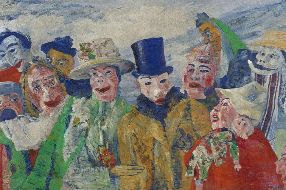 James Ensor, De intrige, KMSKA Antwerpen België