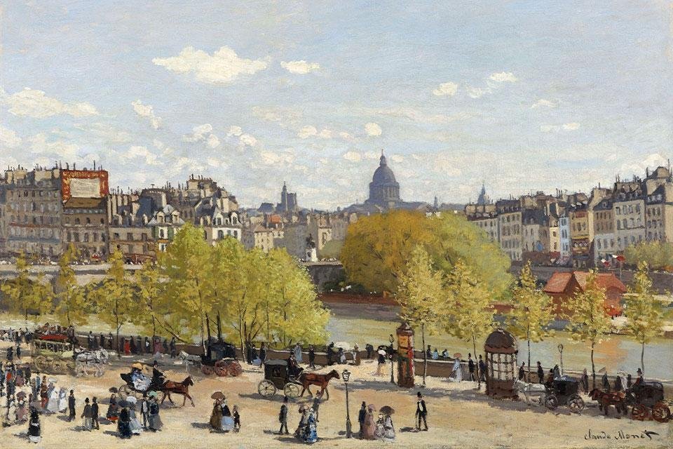 Claude Monet, Quai du Louvre, 1867 © Kunstmuseum Den Haag 