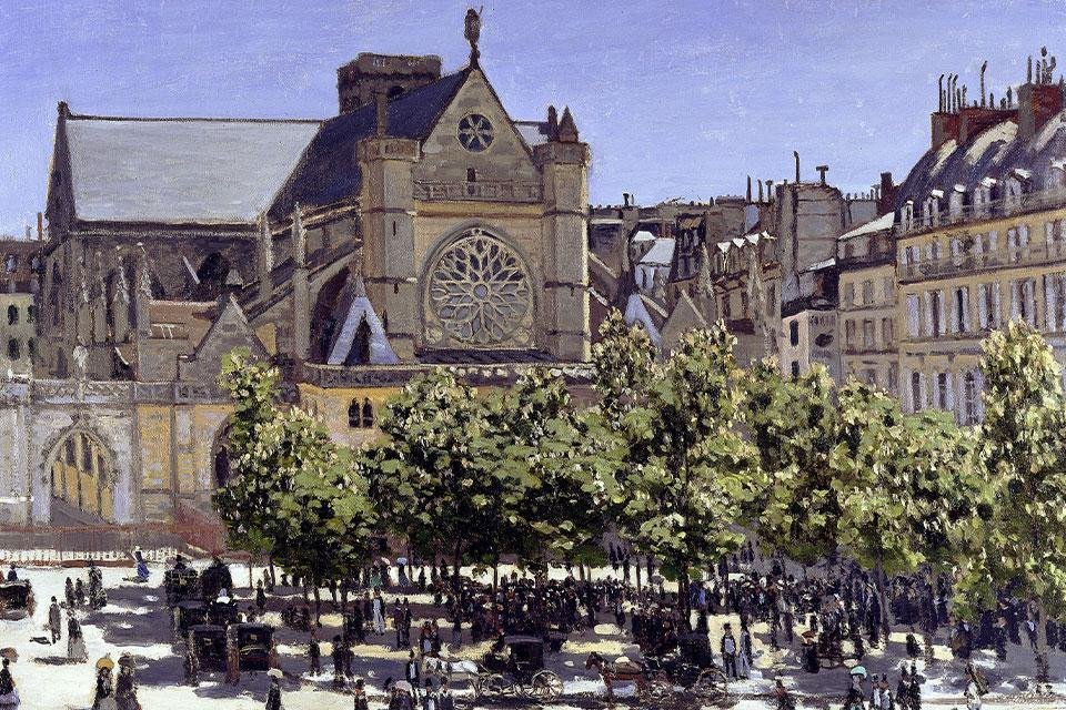 Claude Monet, Saint Germain l'Auxerrois, 1867 © Nationalgalerie, Staatliche Museen zu Berlin / Jörg P. Anders