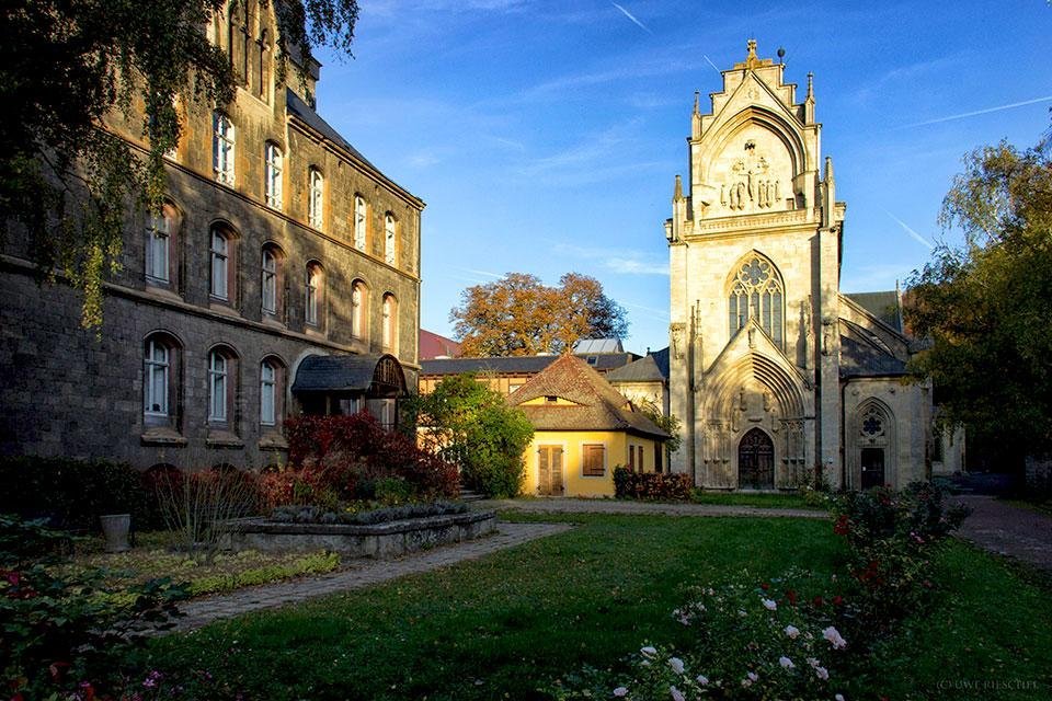 Klosterkirche in Schulpforta, Duitsland