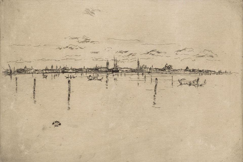 James Abbott McNeill Whistler, The Little Venice 1878/80 © Staatliche Museen zu Berlin, Kupferstichkabinett Berlin